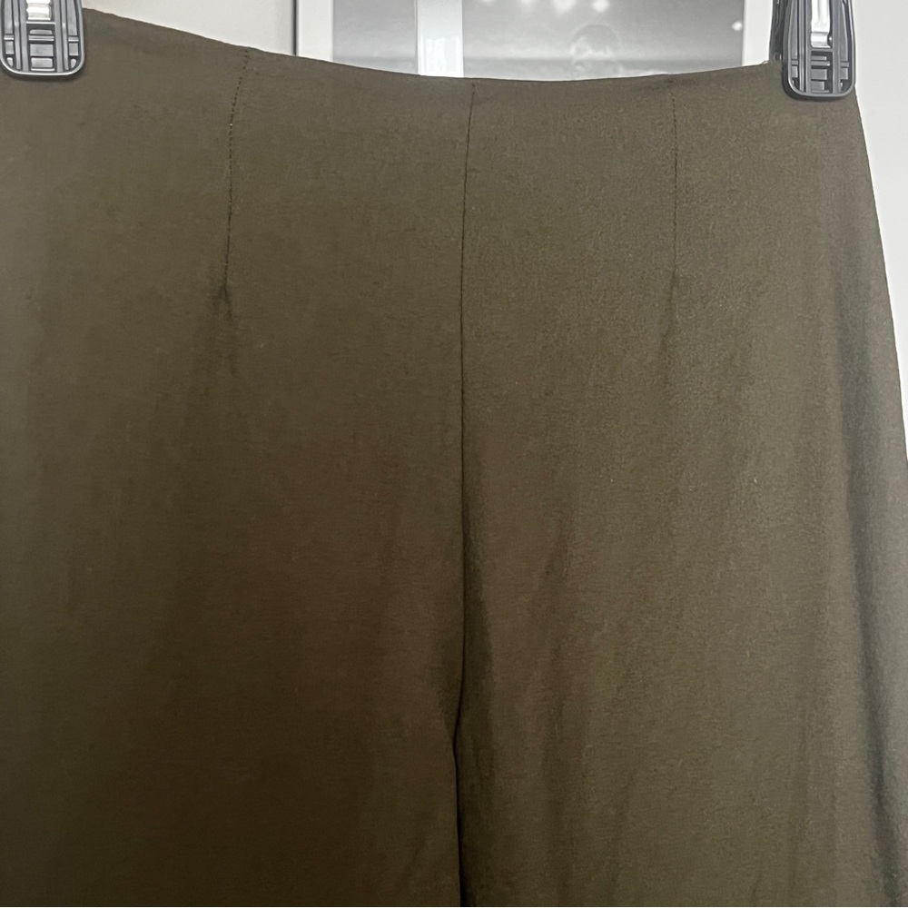 Ralph Lauren Black Label Wool Pants Minimalist Office Casual Classic SZ 4 Green - Picture 4 of 8